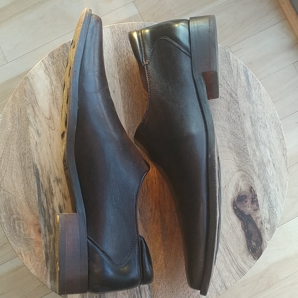 Donald J Pliner Rex dark brown leather loafers 10M - Picture 9 of 9